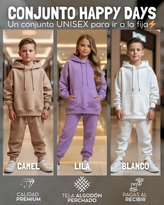 CONJUNTO UNISEX PREMIUM 100% ALGODÓN