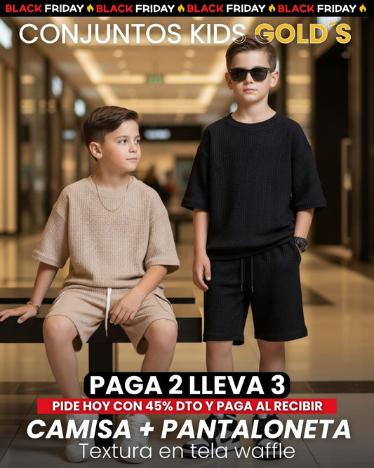 CONJUNTO EN TELA WAFFLE